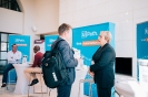 Lenore Kerrigan and Charl Theron at the UiPath display