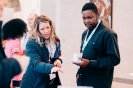 ILarcai stand stand networking with a delegate