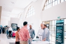 Delegates networking at the I AM APP display