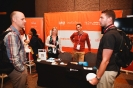 Delegates networking at the WeDoTech sponsor stand
