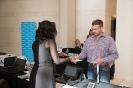 Delegates registering