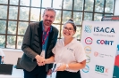 Delegate winner of the ISACA prizegiving 