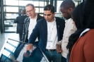 Delegates viewing the IBM Z Demo