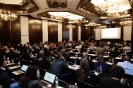 Birds eye view of delegates during a session