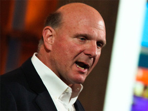 Microsoft CEO Steve Ballmer has neither confirmed nor denied rumours of a possible Microsoft-branded smartphone.