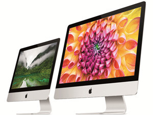 The new iMacs feature a new thinner design and boosted processing power.