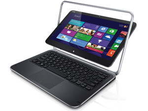 The XPS 12 from Dell is a tablet/ultrabook hybrid with a screen that can swivel on its hinges.