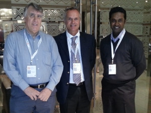 From left to right: Ken MacGregor, CTO of Eluminary; Guy Eastoe, MD of Snap-Tech; Kevin Naicker, DVT.