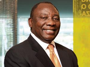 Deputy president Cyril Ramaphosa.