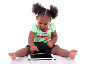 At the school, children are introduced to using the iPad from as young as two-years-old.