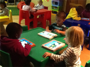 Time spent on the iPad at The Little Ashford Preschool, in Bryanston, is limited to a maximum of 20 minutes a day for the older children.