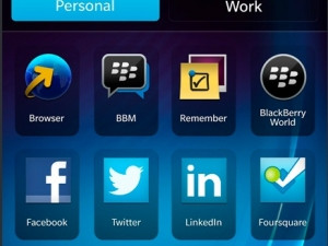 BlackBerry balance separates and secures work and private content while keeping it accessible for the user.