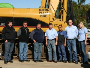 The Ctrack and Burma Plant Hire team.