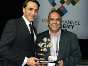 From left to right: Farouk Hemral, CEO and Co-Founder Distree Events, Mohamed Cassim, CEO of Esquire Technologies.