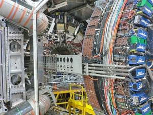 A view of the heart of the Atlas detector. ATLAS Experiment (c) 2013 CERN.