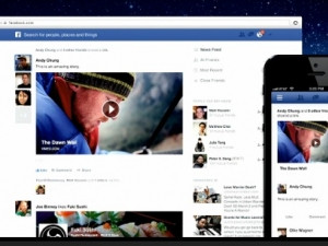 In keeping with Facebook's new mobile-first strategy, the redesign has focused on creating a uniform experience across devices.