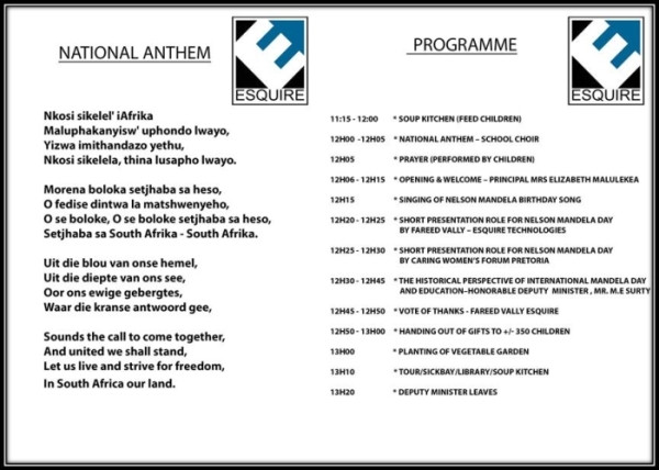 Programme.