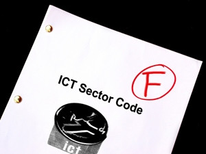 There is no chance the ICT charter will be amended because a council has not been appointed, three years after the codes came into effect.