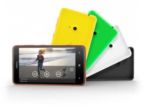 The Nokia Lumia 625 will be available in SA in white and black with a range of other colours available as changeable rear shells.