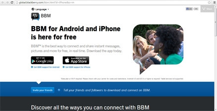 BBM was made available for free download to Android and iPhone users around the world last night.