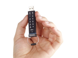 The DatAshur 4GB encrypted flash drive is absolutely secure and tamper proof, but a little costly.