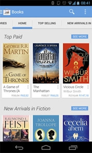 The Google Play store now has hundreds of thousands of e-books available, including bestsellers and classics.