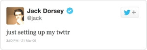 Twitter launched in March 2006 with a 24-character-long tweet by chairman and one of its founders, Jack Dorsey.