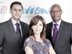 (From left) Harish Lala, Kim Normand-Feinberg, The Tpmorrow Trust, and Makhup Nyama, aim to uplift previously disadvantaged with their partnership.