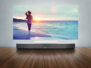 Sony 4K Ultra Short Throw Projector - high-end living rooms and boardrooms can project UHD content without rebuilding the room around it. The catch? The unit is expected to cost up to $40 000.