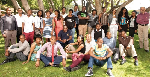 South African graduates at the Zensar Graduate and Training Programme.