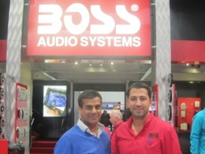 Asgar Mahomed - Managing Director : Esquire Technologies , Right: Navid Farhand Director of International Sales : Boss Audio.