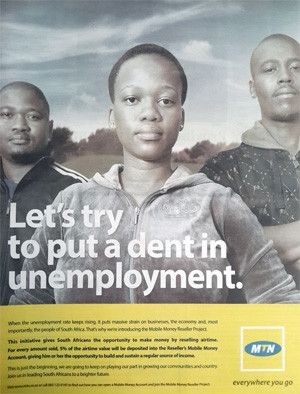 Cell C argued MTN's newspaper ad was misleading as its Mobile Money Reseller Project does not "put a dent in unemployment".