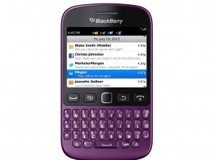 The BlackBerry 9720 is now available in purple, pink, blue, black and white in SA.