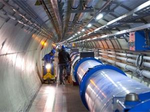 Local scientists will immediately start working on data from phase two of the Large Halogen Collider's output. (Photograph by CERN)