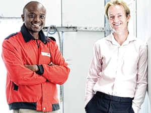 Old boys' club Julian Hewitt and Ntuthuko Shezi, Project Excellence, believe South Africa has created a consumer society that continues to enrich established entrepreneurs.