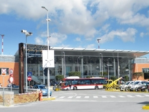 Panomera installed in the airport forecourt and concourse.