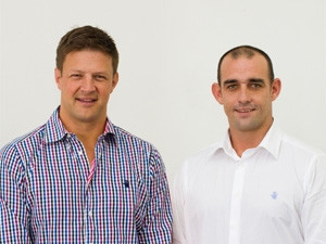 Seartec's recently appointed CEO and chief marketing officer - Mark McChlery and Bob Skinstad.