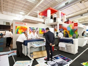 Xerox stand at Fespa Africa 2014.