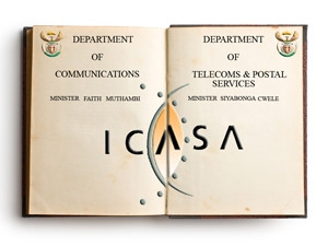 ICASA has officially been placed under the new DOC, but issues around the transfer are being interrogated.