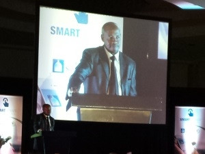 Sithembiso Freeman Nomvalo, CEO of SITA at the Smart City App