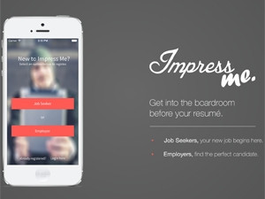 The Impress Me app gives the job seeker an opportunity to visually impress the prospective employer, says Byte Orbit's Martin Ras.