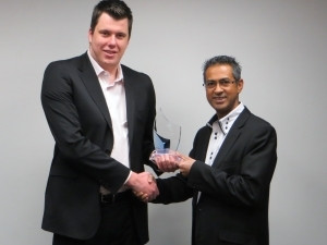 Left: Ian Calder - General Manager, Kathea. Right: Fairoz Jaffer - Director, Galdon Data.