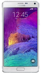 The Galaxy Note 4 is equipped with a super amoled-screen that excels in vibrant colours and contrast.
