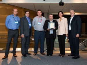 From the left: Andrew Morlidge,Senior Director Business Development, Partners, Microsoft;  
Stephen Boyle, Sales Leader, Enterprise Partner Group, Microsoft; Laubscher Calitz, Technical Manager, Microsoft Business Unit, Datacentrix; Tony de Sousa, Business Unit Manager, Enterprise Division, Datacentrix;  Sue Barsamian, WW Indirect Sales, Enterprise Partner Group, HP; Stuart Kalman, HP/Microsoft Frontline Partnership, HP Alliance Channels Manager, HP