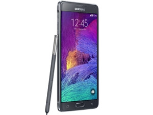 The 5.7-inch Galaxy Note 4 is Samsung's latest phablet offering.