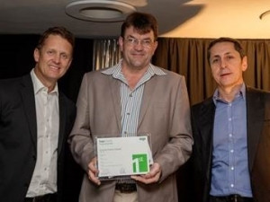 Anton van Heerden (MD, Sage Pastel Payroll & HR), Roger Ramseier (Ritzy IT), Ivan Epstein (CEO, Sage AAMEA).