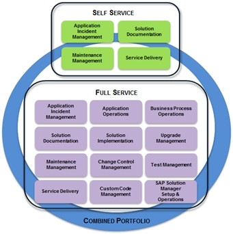 Self-Service - Full-Service and Combined Portfolio.