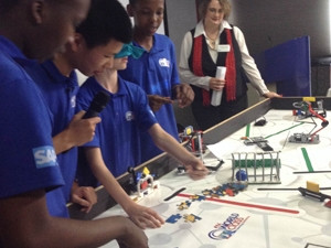 Students from the German International School in Johannesburg.