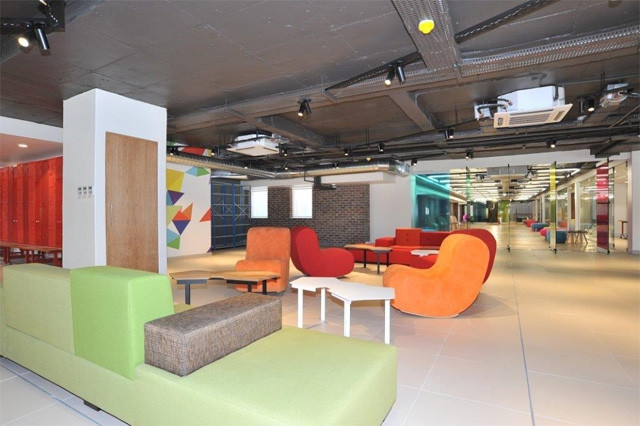 The brightly-coloured PlayRoom ensures the work done by the bank solves real customer needs and challenges.