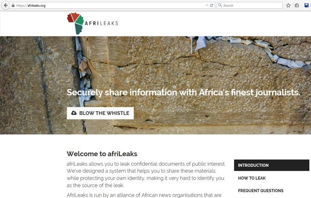 AfriLeaks claims its systems make it virtually impossible for anyone to uncover a whistle-blower's identity.